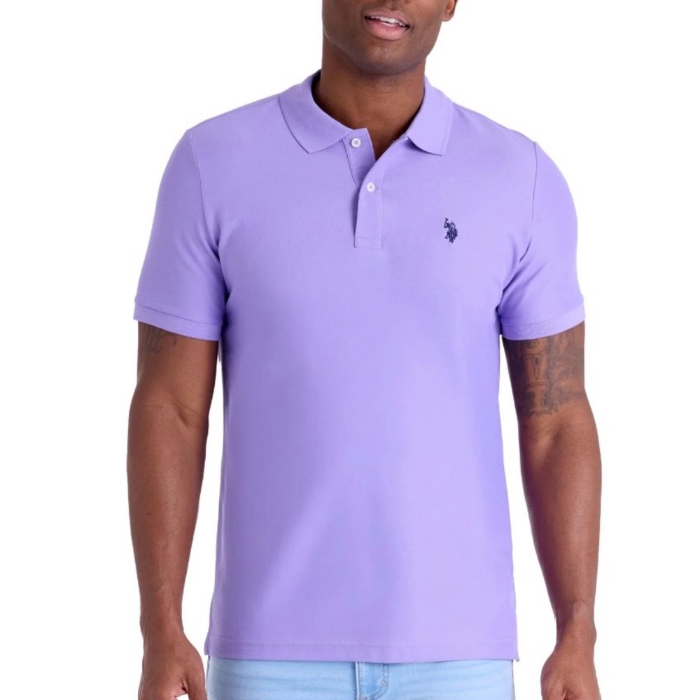 U.S. Polo Assn. Lavender Polo Shirt